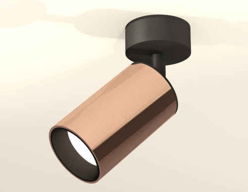 Комплект накладного светильника Ambrella light Techno Spot XM6326020 PPG/SBK золото розовое полированное/черный песок (A2210, C6326, N6111) фото 3