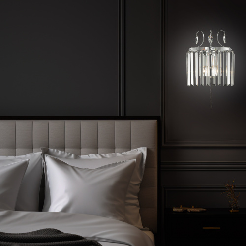 Citilux Инга CL335321 Бра хрустальное с выключателем Хром фото 15 Citilux Инга CL335321 Бра хрустальное с выключателем Хром фото 15