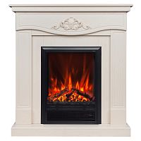 Электрокамин RealFlame Junona WT айвори с очагом Eugene