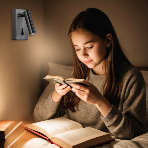 Citilux Декарт CL704352 LED Светильник поворотный с выключателем Матовый Хром фото 12