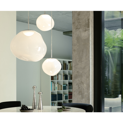 Подвесной светильник Melt Mini Opal/Silver Led фото 4 Подвесной светильник Melt Mini Opal/Silver Led фото 4