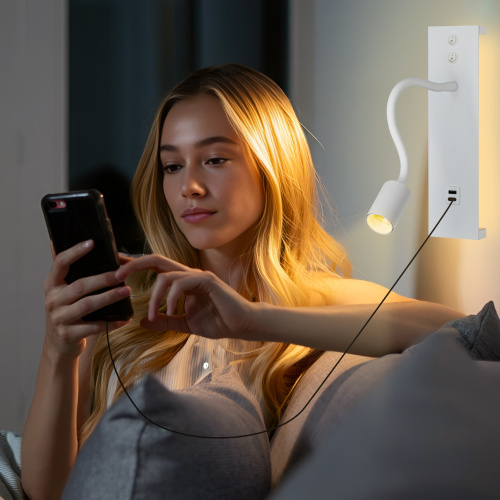 Citilux Декарт CL704470 LED USB Светильник с выключателем Белый фото 11 Citilux Декарт CL704470 LED USB Светильник с выключателем Белый фото 11