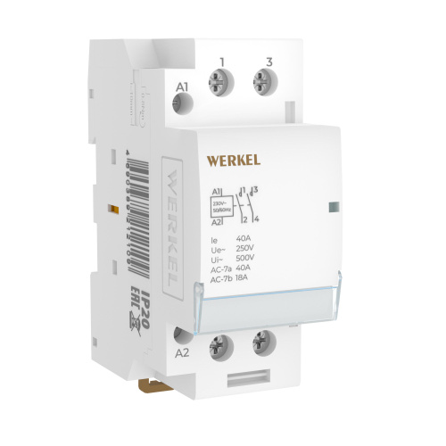 W942M40O/ Контактор модульный 40 A 2NO (2 мод.) W942M40O W942M40O/ Контактор модульный 40 A 2NO (2 мод.) W942M40O