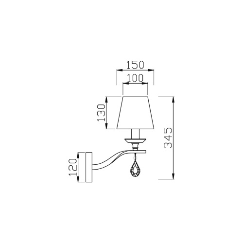 Бра Vele Luce Destino VL1603W01 фото 4