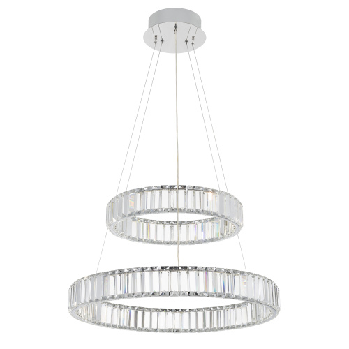 Citilux Чезаре CL338261 LED Люстра хрустальная с пультом Хром фото 2 Citilux Чезаре CL338261 LED Люстра хрустальная с пультом Хром фото 2