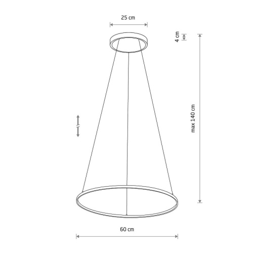 Подвесная люстра Nowodvorski Circolo Led M Silk Oliv E 11403 фото 6