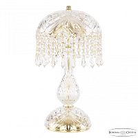 Настольная лампа хрустальная 14781L1/22 G Drops Bohemia Ivele Crystal (Богемия Ивеле Кристалл)