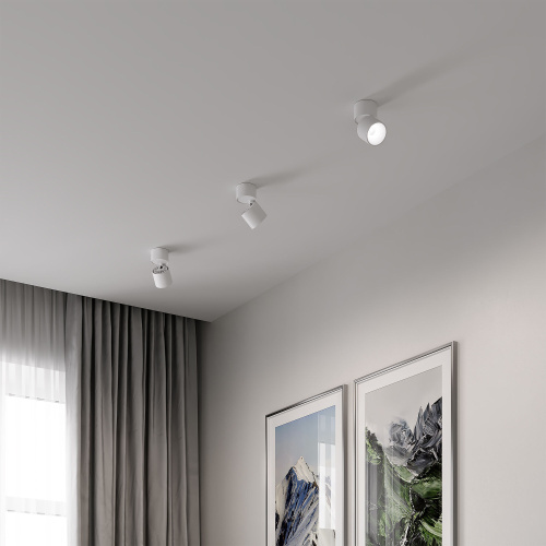 Светильник потолочный поворотный светодиодный Rolly 9W 4000K белый 25112/LED фото 2