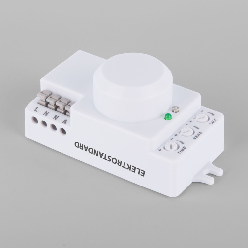 Микроволновый датчик движения 10м 1200W 360° IP20 Белый SNS-M-13 белый Микроволновый датчик движения 10м 1200W 360° IP20 Белый SNS-M-13 белый
