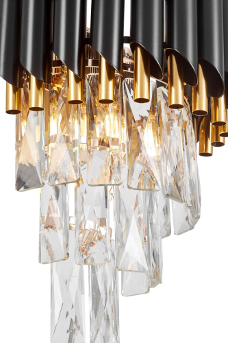 Бра Lumina Deco Funneli LDW 6003-2 BK+F.GD фото 3