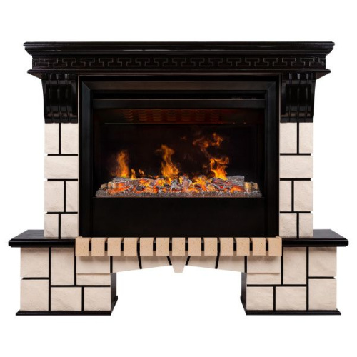 Электрокамин RealFlame Stone 26 AO античный дуб с очагом 3D Helios 26 SBG Электрокамин RealFlame Stone 26 AO античный дуб с очагом 3D Helios 26 SBG