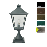 Фонарь-пьедестал Norlys, LONDON BIG BS (Черный/Серебро)