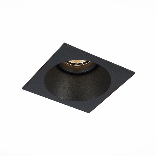 ST207.418.01 Св-к встр. Черный GU10 1*50W  L103xW103xH52 220V Без ламп Встраиваемые светильники фото 12