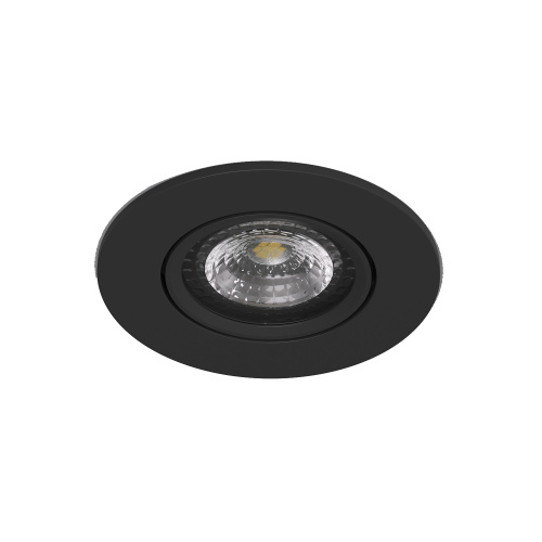 DK3020-BK Встраиваемый светильник, IP 20, 10 Вт, GU5.3, LED, черный, пластик фото 9