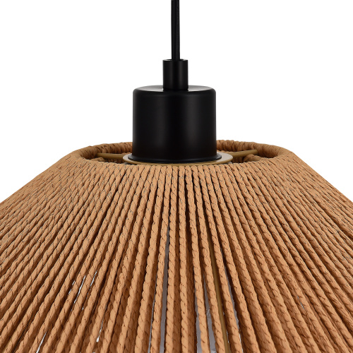 SLE6023-603-01 Светильник подвесной бежевый/черный E27 1*40W VERVE фото 4