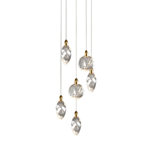 Подвесной светильник MT9176-6H titanium gold