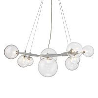 Люстра Wendt 9 grey/clear