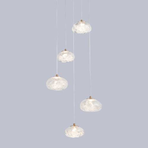 Подвесной светильник P98065-5 antique brass фото 2