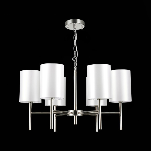 SLE107303-06 Светильник подвесной Никель/Белый E14 6*40W NOIA фото 5