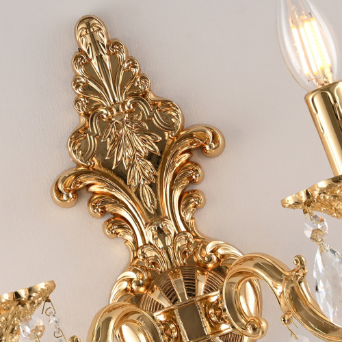 Бра с хрустальными подвесками AL7801B14/2/175 A G Bohemia Ivele Crystal (Богемия Ивеле Кристалл) фото 10