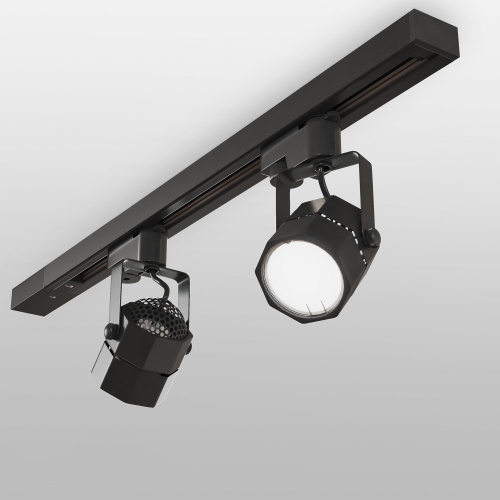 Трековый светильник для однофазного шинопровода Robi GU10 Черный MRL 1004 фото 4 Трековый светильник для однофазного шинопровода Robi GU10 Черный MRL 1004 фото 4