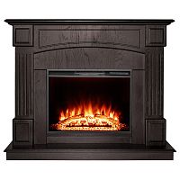 Каминокомплект CAROLINA/БОСТОН Арабика с очагом Электроочаг AQUAMARINE/АКВАМАРИН 26