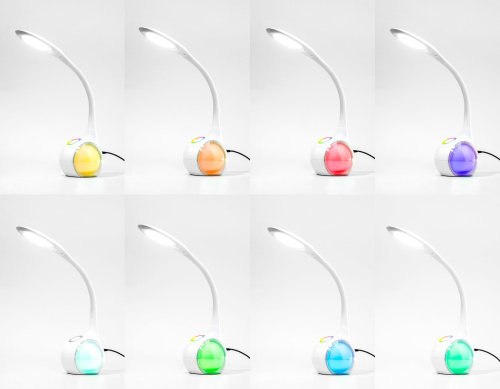 Светодиодная настольная лампа 4200K+RGB 7.5Вт фото 7
