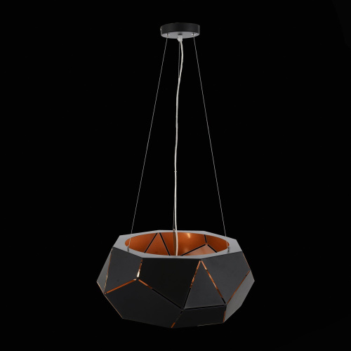 SL258.403.06 Люстра подвесная ST-Luce Черный/Черный, Золото E14 6*40W ENIGMA фото 5