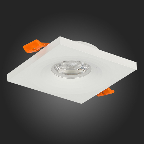 ST205.518.01 Св-к встр. Белый GU10 1*50W  L94xW94xH27 220V Без ламп Встраиваемые светильники фото 6