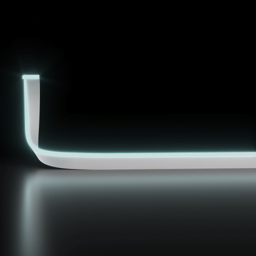 Светодиодный гибкий неон 24 В 10 Вт/м 120 Led/м 2835 IP65, холодный белый 6500K, 5м 24V 10W 120Led 2835 IP65 фото 2