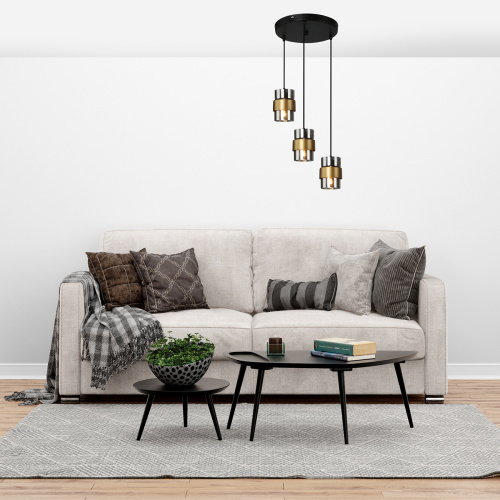 Подвесной светильник Escada 1139/3S E14*40W Black/Gold фото 2 Подвесной светильник Escada 1139/3S E14*40W Black/Gold фото 2