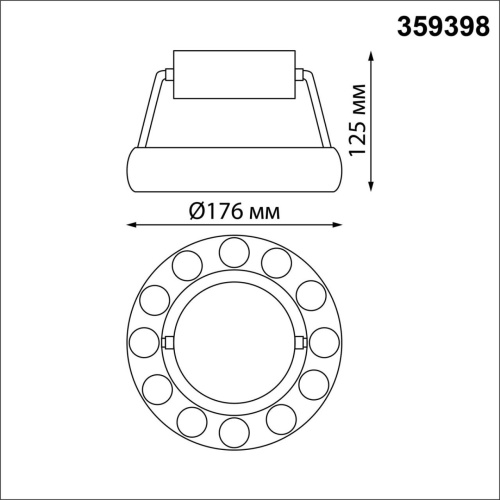 359398 OVER NT24 278 черный Светильник накладной светодиодный IP20 LED 12W вниз/5W вверх 220V 1360Лм 3000K TURN фото 2 359398 OVER NT24 278 черный Светильник накладной светодиодный IP20 LED 12W вниз/5W вверх 220V 1360Лм 3000K TURN фото 2