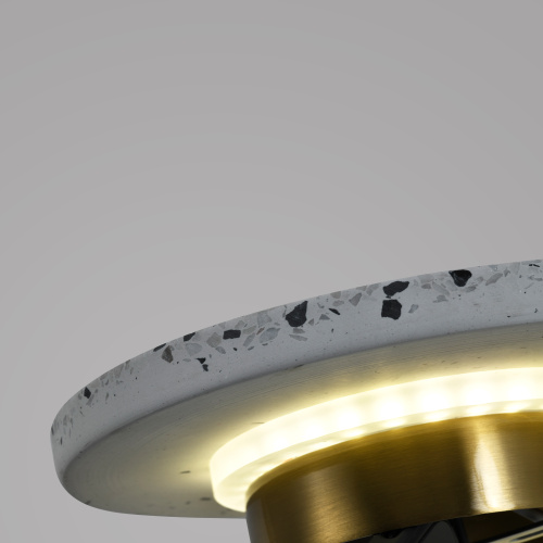 Светильник настенный из камня белый LED 3Вт D20см Zortes Terrazzo ZRS.1878.09 фото 7 Светильник настенный из камня белый LED 3Вт D20см Zortes Terrazzo ZRS.1878.09 фото 7