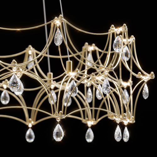 Подвесная светодиодная люстра с пультом управления 90401 LED фото 4