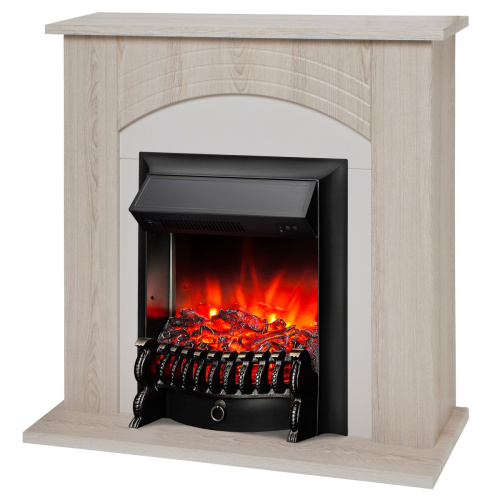 Электрокамин RealFlame Hanna STD LO светлый дуб с очагом Fobos Lux Black фото 3 Электрокамин RealFlame Hanna STD LO светлый дуб с очагом Fobos Lux Black фото 3