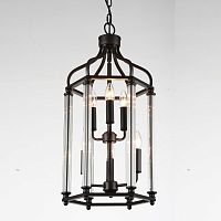 SL239.303.06 Люстра подвесная ST-Luce Черный/Черный, Прозрачный E14 6*40W CELLULA