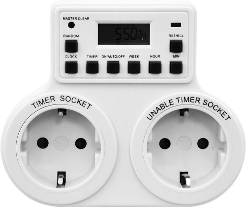 Розетка с таймером Feron TM25 недельная электронная мощность 3500W/16A фото 4