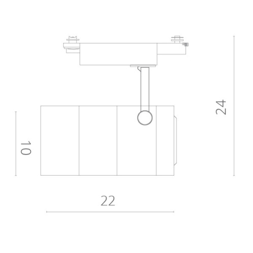 Трековый светильник Arte Lamp CINTO A2712PL-1WH фото 4 Трековый светильник Arte Lamp CINTO A2712PL-1WH фото 4
