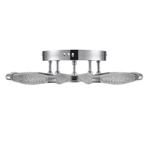 8239/5CL LEDIO LN25 000 хром, металл/пластик Люстра потолочная с ПДУ LED 65W 3000-6000K 220V RUANA фото 3