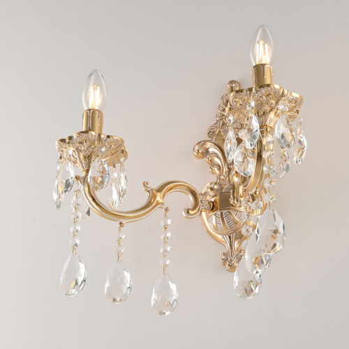 Бра с хрустальными подвесками AL7801B14/2/175 A GW Bohemia Ivele Crystal (Богемия Ивеле Кристалл) фото 4