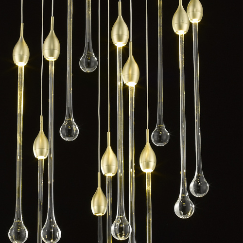 Подвесной светильник P98028-1 brass фото 3