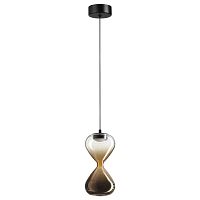 5094/4L PENDANT ODL25 357 черный/прозрачн./золотой градиент/металл/стекло Подвес LED 4W 4000K 388Лм GLESSI