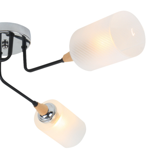 Потолочный светильник Escada 2101/4P E27*60W Black/Chrome фото 2