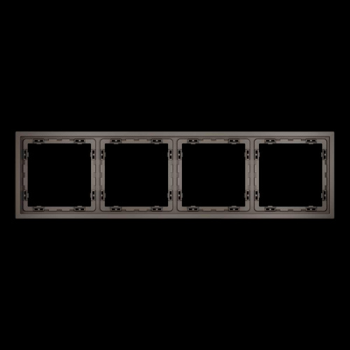 Рамка пластиковая S70 на 4 пост, (капучино) Voltum VLS100414 Рамка пластиковая S70 на 4 пост, (капучино) Voltum VLS100414