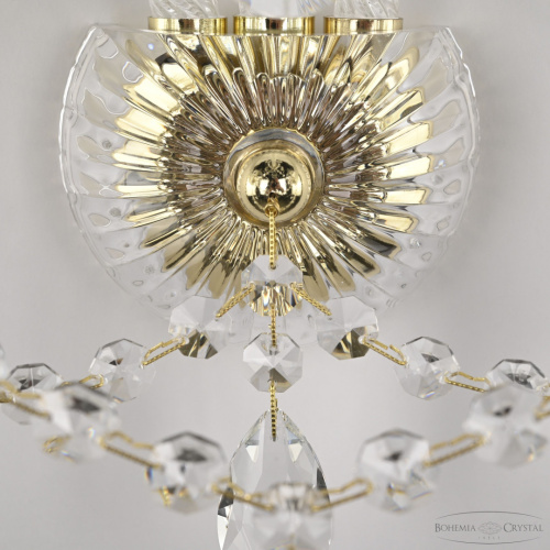 Бра хрустальные 5413B/2+1/165 G Clear/M-1G Bohemia Ivele Crystal (Богемия Ивеле Кристалл) фото 5 Бра хрустальные 5413B/2+1/165 G Clear/M-1G Bohemia Ivele Crystal (Богемия Ивеле Кристалл) фото 5