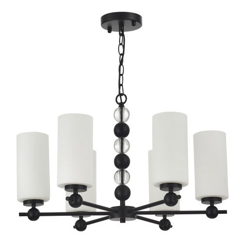 SL2003.403.06 Светильник подвесной ST-Luce черный/белый E27 6*40W AURORA фото 3 SL2003.403.06 Светильник подвесной ST-Luce черный/белый E27 6*40W AURORA фото 3