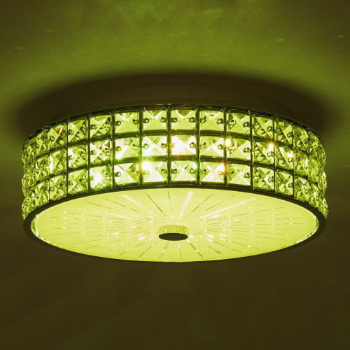 Citilux Портал CL32413G1 LED RGB Люстра хрустальная с пультом Хром фото 8 Citilux Портал CL32413G1 LED RGB Люстра хрустальная с пультом Хром фото 8