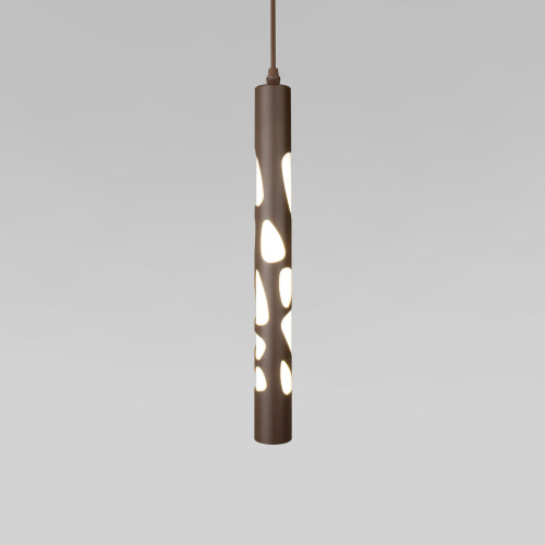 Подвесной светодиодный светильник DLR037 12W 4200K кофейный