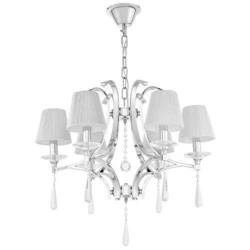 Хрустальная подвесная люстра Lumina Deco Venisia LDP 8810-6 SL Хрустальная подвесная люстра Lumina Deco Venisia LDP 8810-6 SL