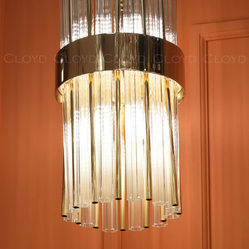 Подвесной светильник Cloyd ALPERT P8 / Ø20 см - золото (арт.11520) фото 3